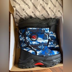 Hobie Kids Blue and Black Snow Boots
